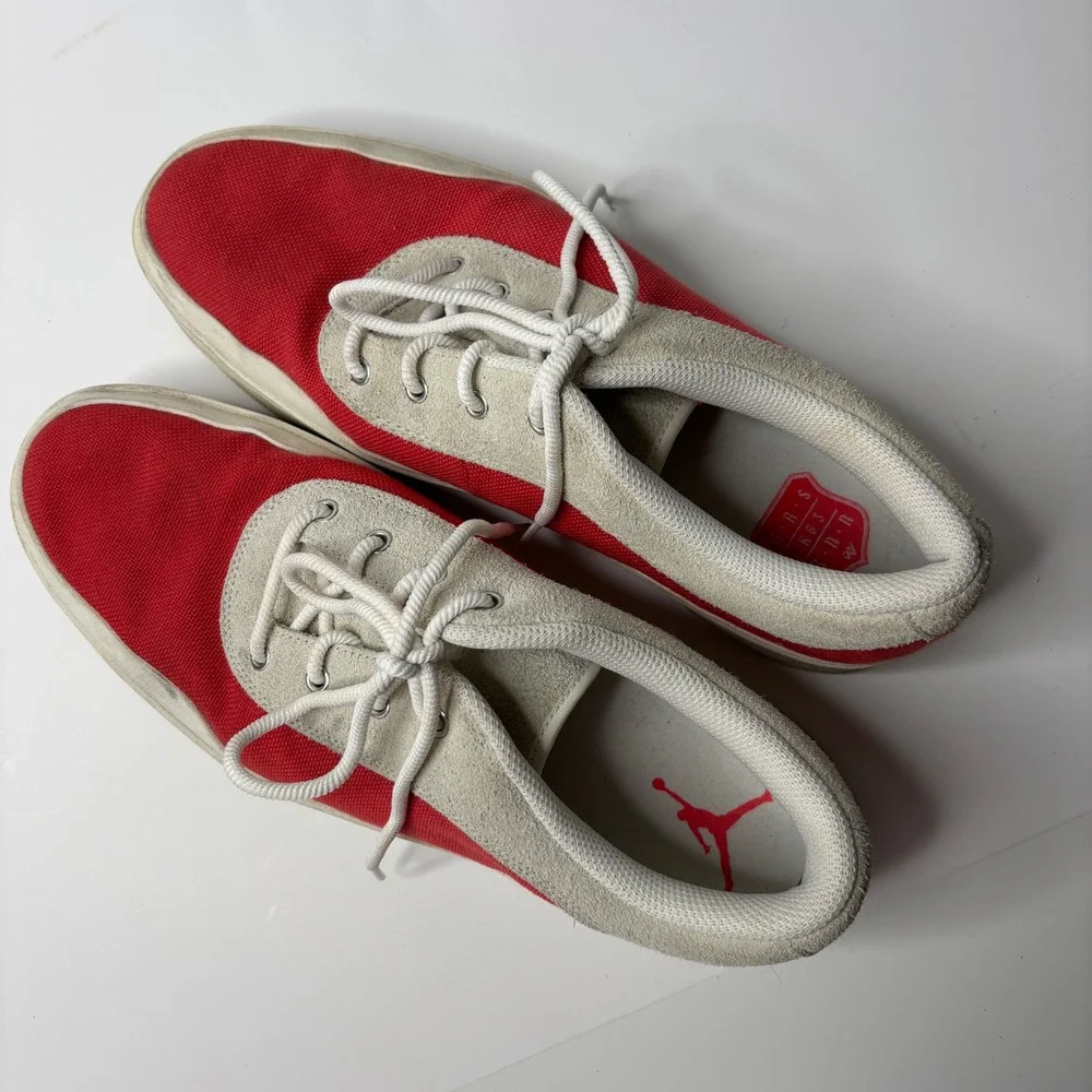 Jordan Westbrook 0.3 Crimson Red Cream Boat Shoes Sneakers Mens 11.5 Casual